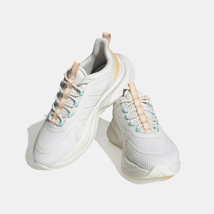 adidas Women's Alphabounce+ Sustainable Bounce Shoes White adidas Women's Alphabounce+ Sustainable Bounce Shoes White image number 1