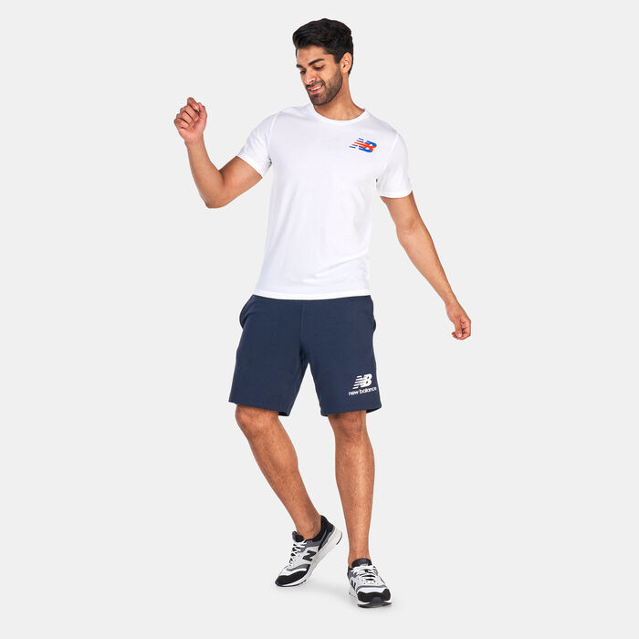New Balance Men's Heathertech Graphic T-Shirt Grey New Balance Men's Heathertech Graphic T-Shirt Grey image number 2