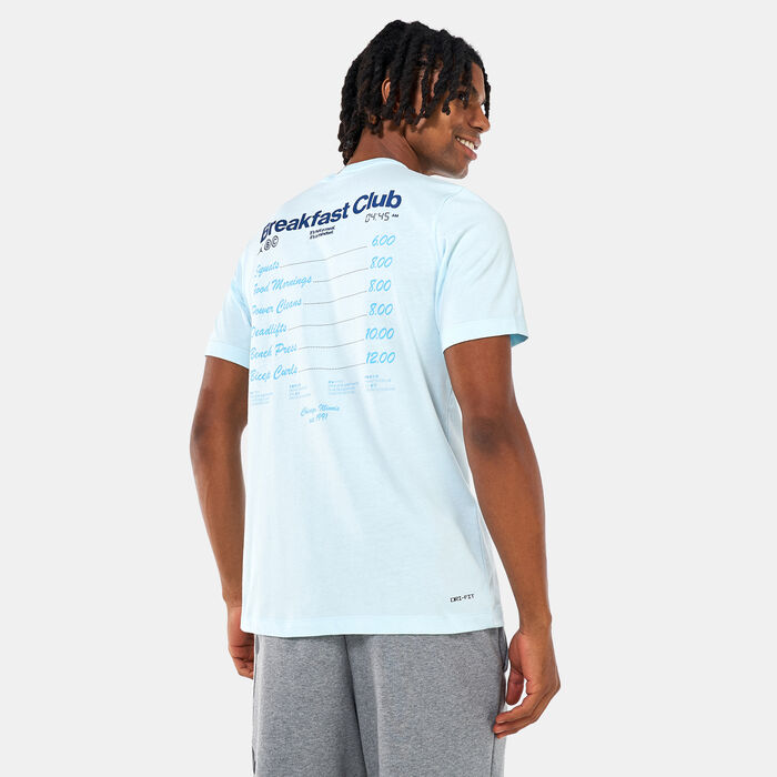 Jordan Men's Dri-FIT Sport Breakfast Club T-Shirt Blue Jordan Men's Dri-FIT Sport Breakfast Club T-Shirt Blue image number 1