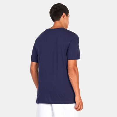 Nike Men's Paris Saint-Germain Crest Soccer T-Shirt Blue