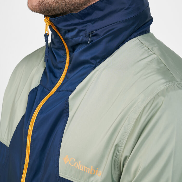 Columbia Men's Point Park™ Windbreaker Jacket Blue Columbia Men's Point Park™ Windbreaker Jacket Blue image number 3