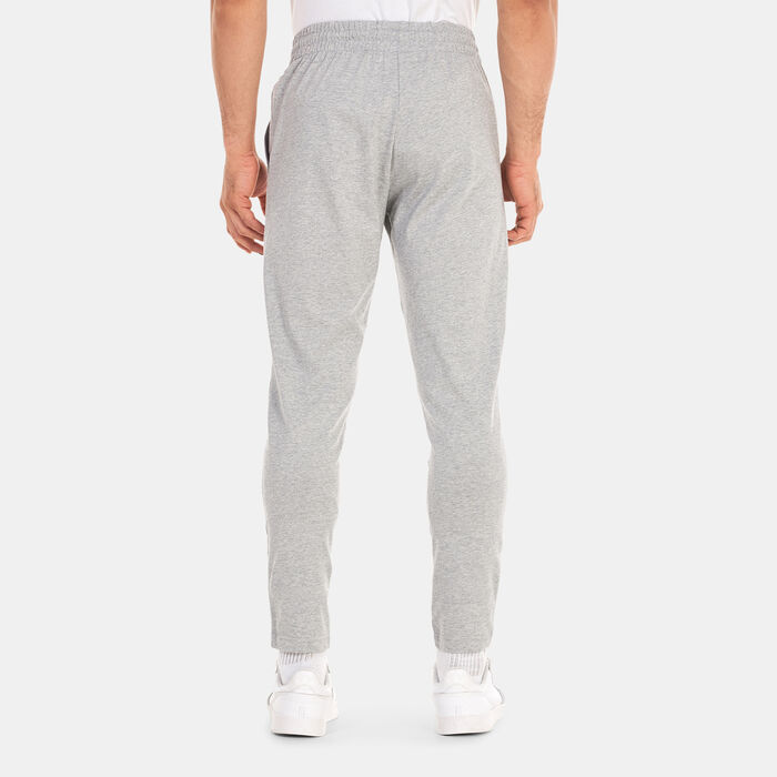 adidas Men's Essentials Single Jersey Tapered Open Hem Pants Grey adidas Men's Essentials Single Jersey Tapered Open Hem Pants Grey image number 1