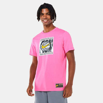 Nike Men's Energy Graphic Print T-Shirt Pink