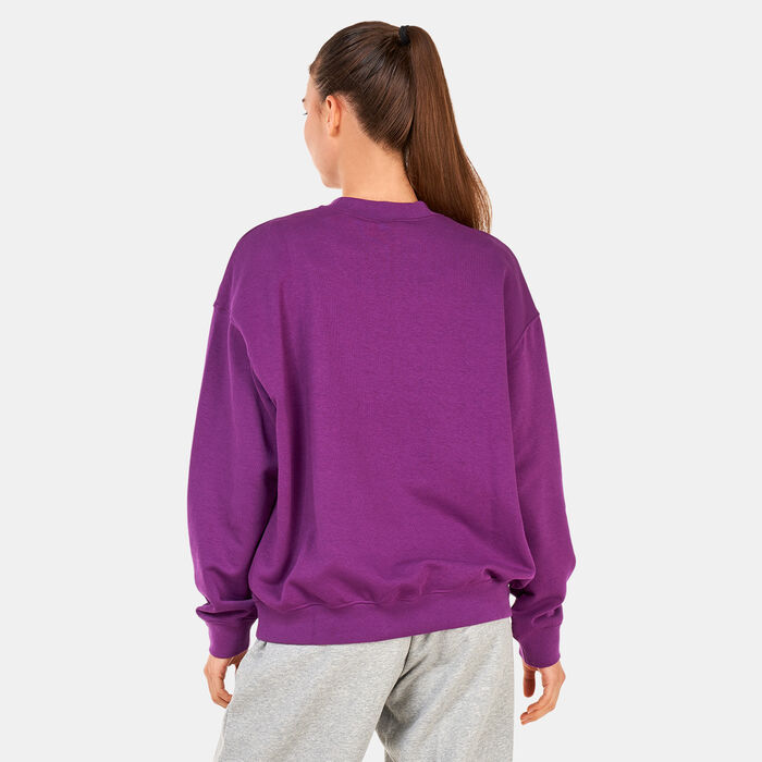 Nike Women's Dri-FIT Get Fit Graphic Sweatshirt Purple image number 1