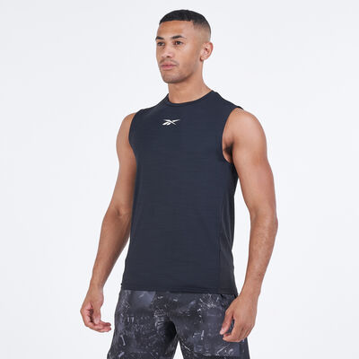 Reebok Men's ACTIVCHILL Tank Top Black Reebok Men's ACTIVCHILL Tank Top Black