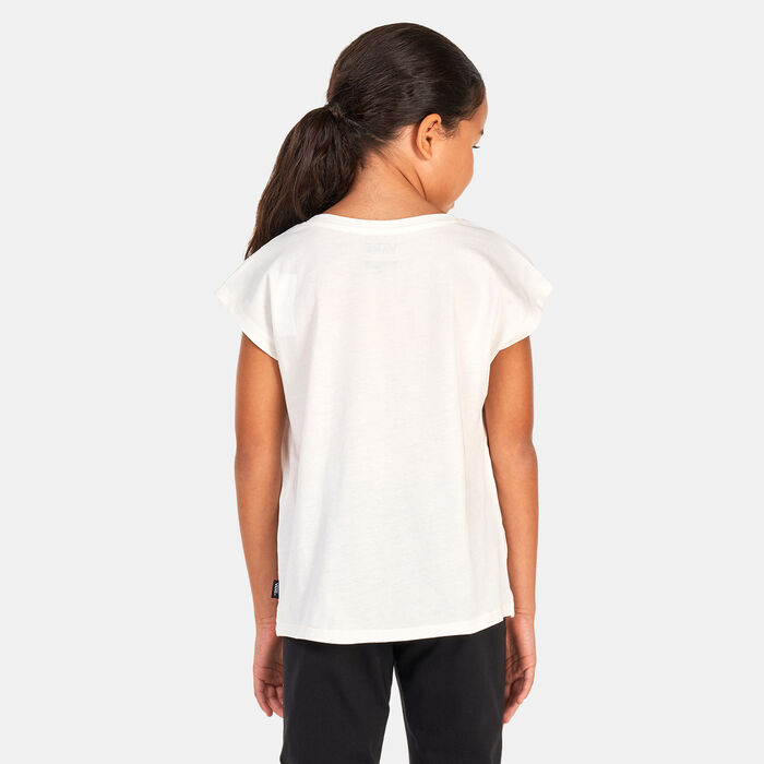Vans Kids' Poppy Box Knot T-Shirt (Older Kids) Beige Vans Kids' Poppy Box Knot T-Shirt (Older Kids) Beige image number 1
