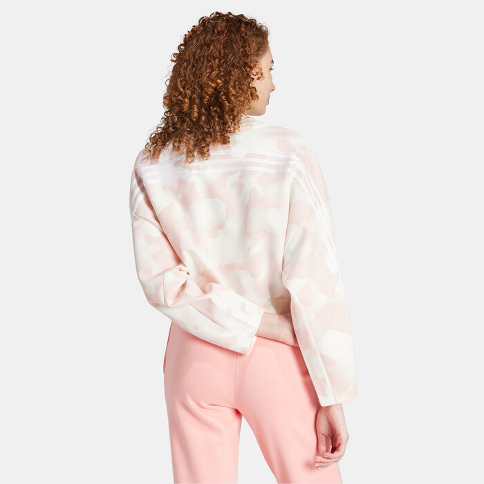 adidas Women's Future Icons 3-Stripes Sweatshirt Multi adidas Women's Future Icons 3-Stripes Sweatshirt Multi image number 1