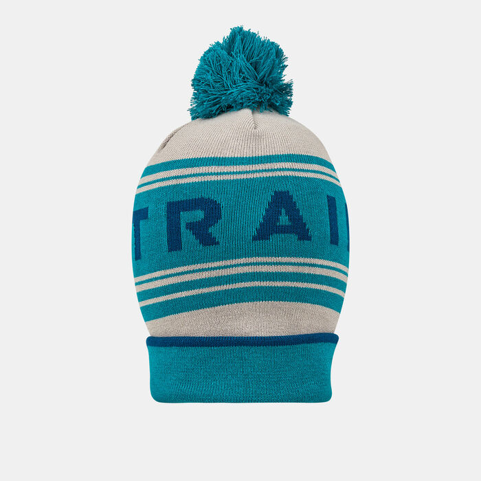 Nike Men's Winter Dri-FIT Graphic Trail Beanie Green Nike Men's Winter Dri-FIT Graphic Trail Beanie Green image number 1