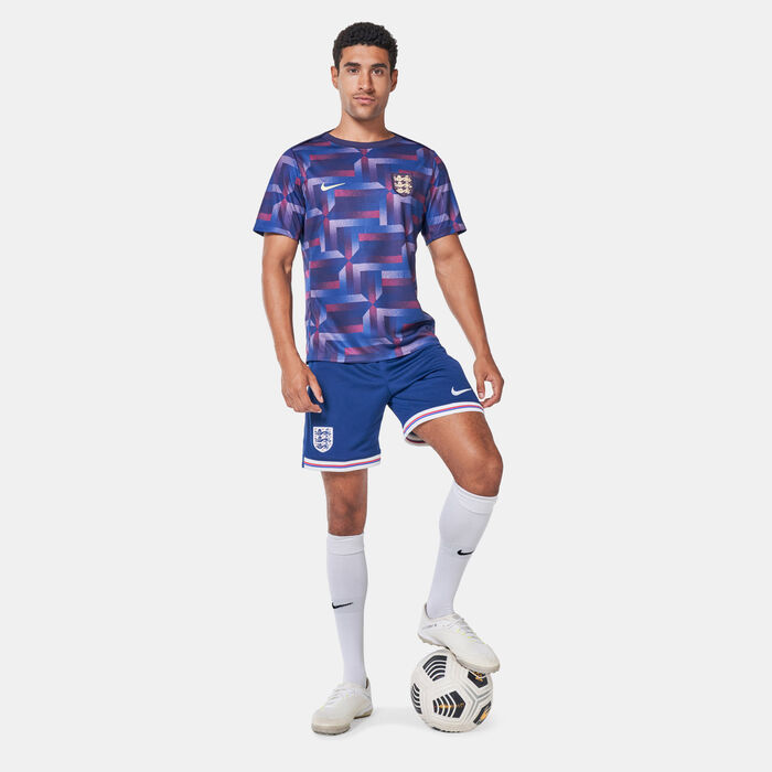 Nike Men's England Academy Pro Dri-FIT Pre-Match Football Top Blue Nike Men's England Academy Pro Dri-FIT Pre-Match Football Top Blue image number 2