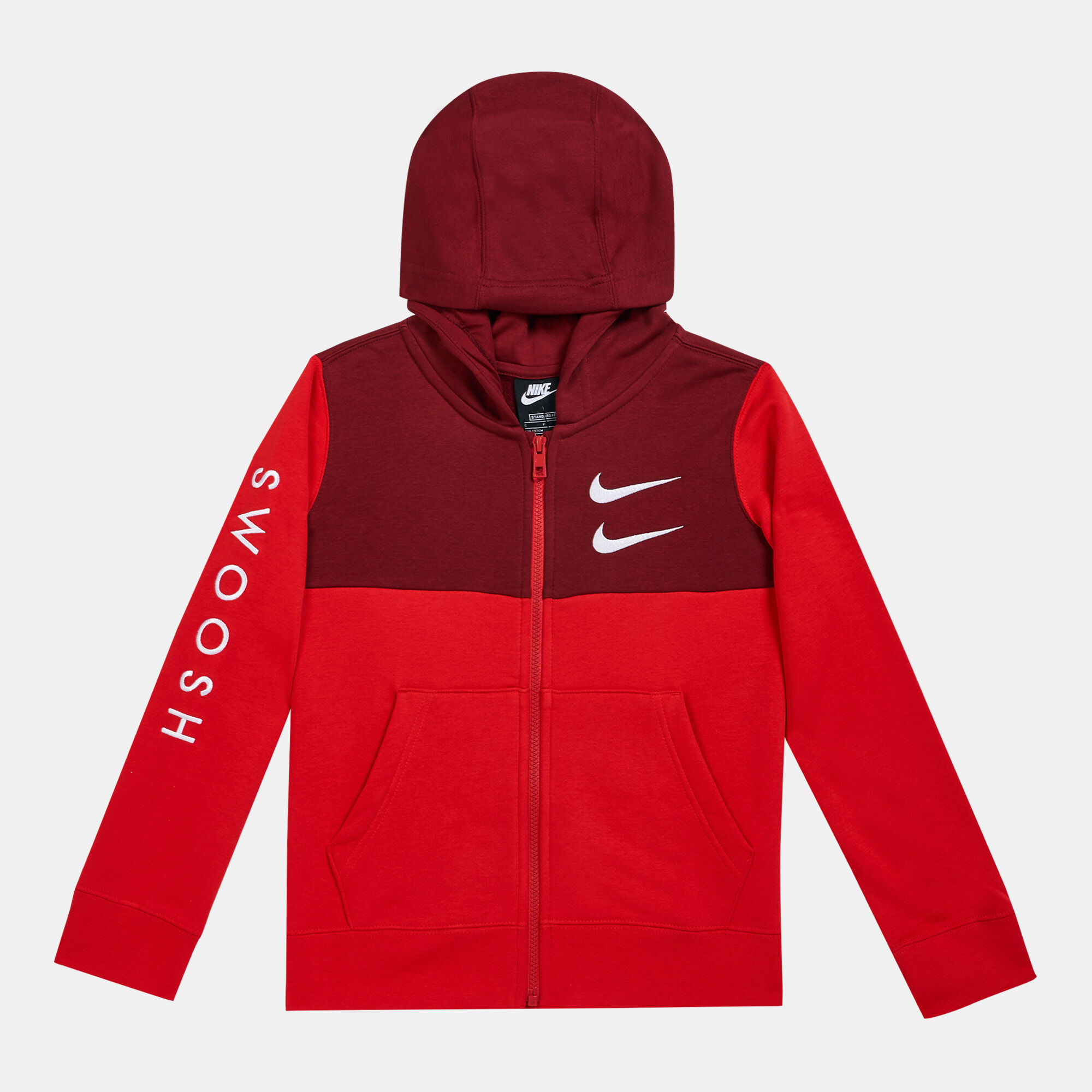 Nike swoosh deals zip hoodie