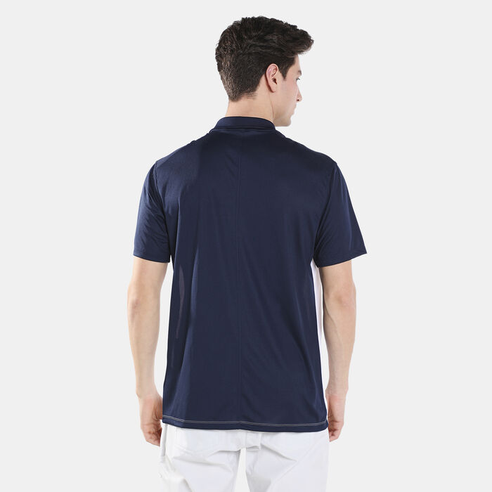Nike Men's Dri-FIT Victory Colourblock Golf Polo Shirt White Nike Men's Dri-FIT Victory Colourblock Golf Polo Shirt White image number 1