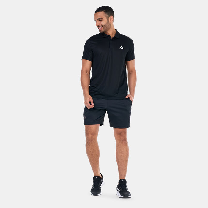 adidas Men's Train Essentials Training Polo Shirt Black adidas Men's Train Essentials Training Polo Shirt Black image number 2