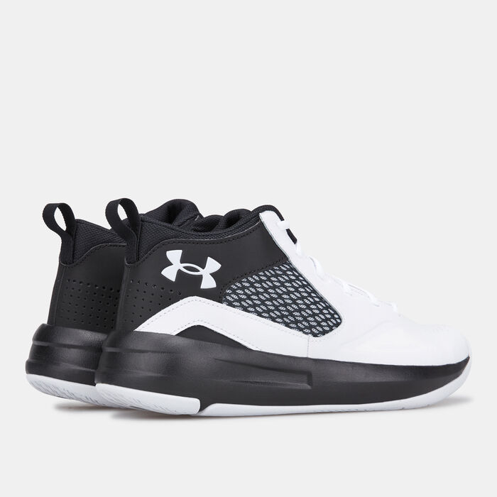 Under Armour Lockdown 5 Basketball Shoe White image number 2