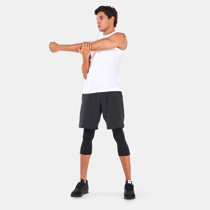 adidas Men's Techfit Training 3/4 Tights Black adidas Men's Techfit Training 3/4 Tights Black image number 2