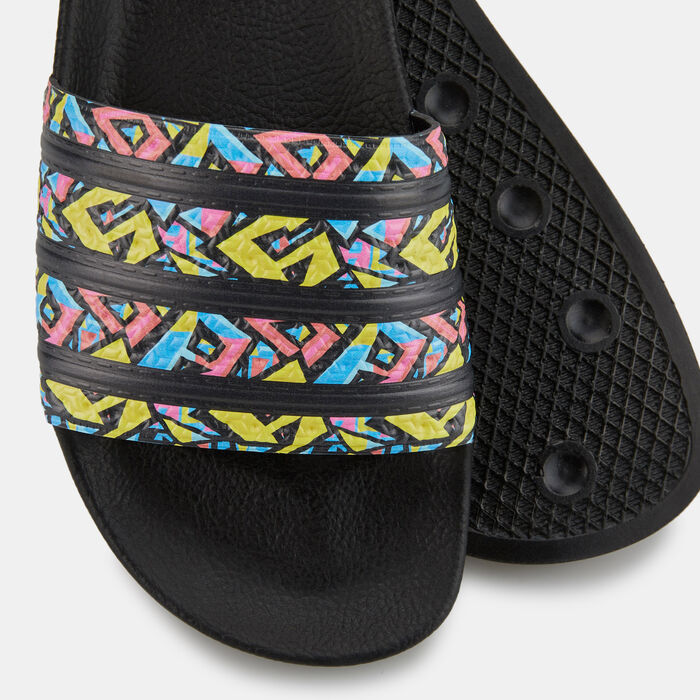 adidas Originals Men's Adilette Slides Black image number 2