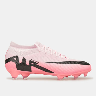 Nike Men's Mercurial Vapor 15 Pro Firm-Ground Football Shoes Pink