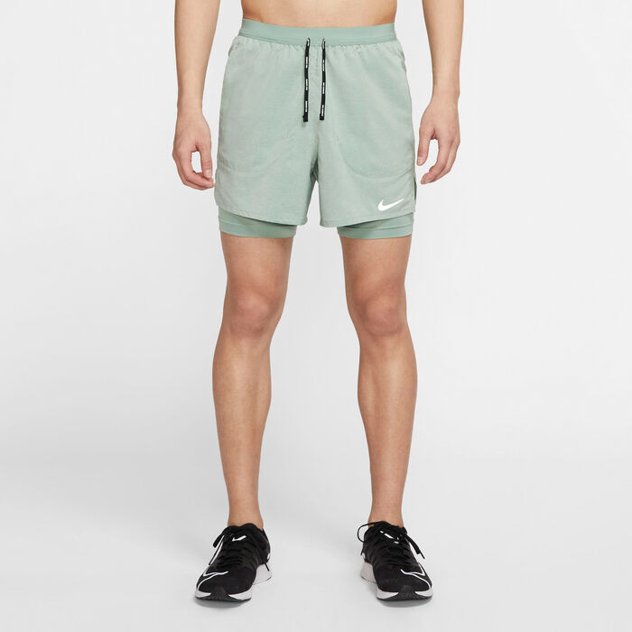 Nike Men's Flex Stride 2-in-1 Running Shorts Green Nike Men's Flex Stride 2-in-1 Running Shorts Green image number 0