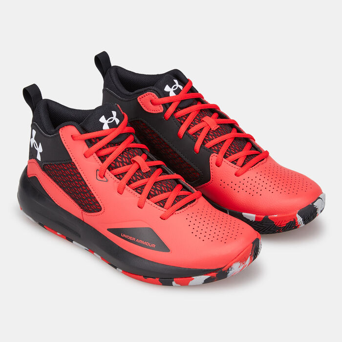 Under Armour Lockdown 5 Basketball Shoe Red image number 1