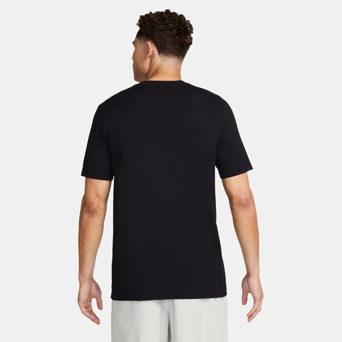 Nike Men's Dri-FIT Fitness Training T-Shirt Black image number 1