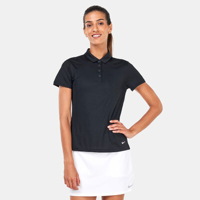 Nike Women's Dri-FIT Victory SLD Polo Shirt Black