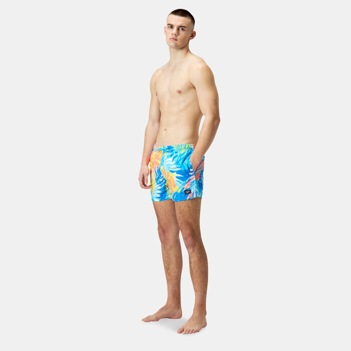 Speedo Men's Printed Leisure Swimming Shorts Blue Speedo Men's Printed Leisure Swimming Shorts Blue image number 2