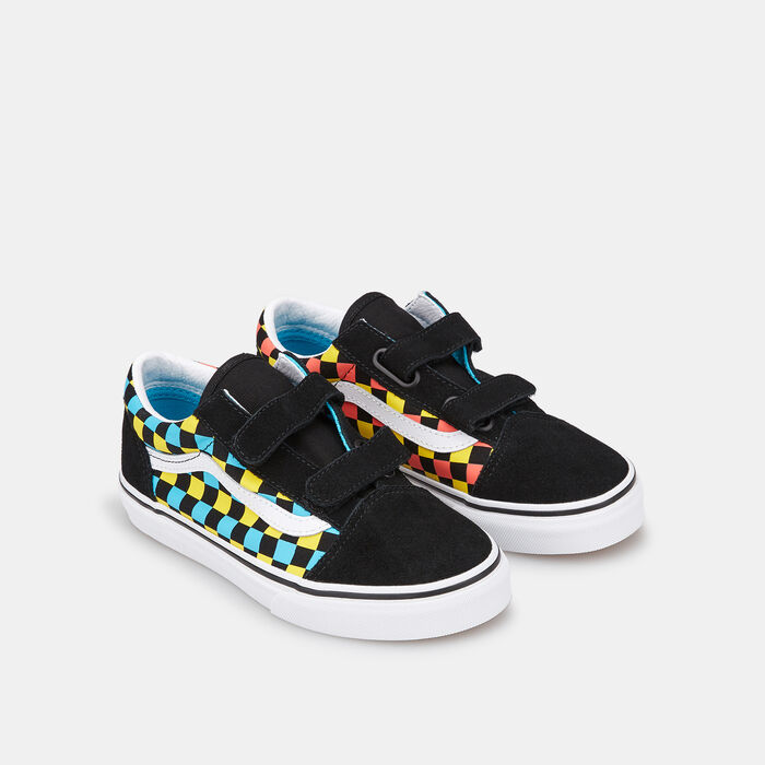 Vans Kids' Old Skool V Shoe Black Vans Kids' Old Skool V Shoe Black image number 1
