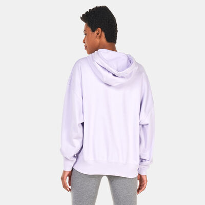 Converse Women's Oversized Full-Zip Hoodie Purple