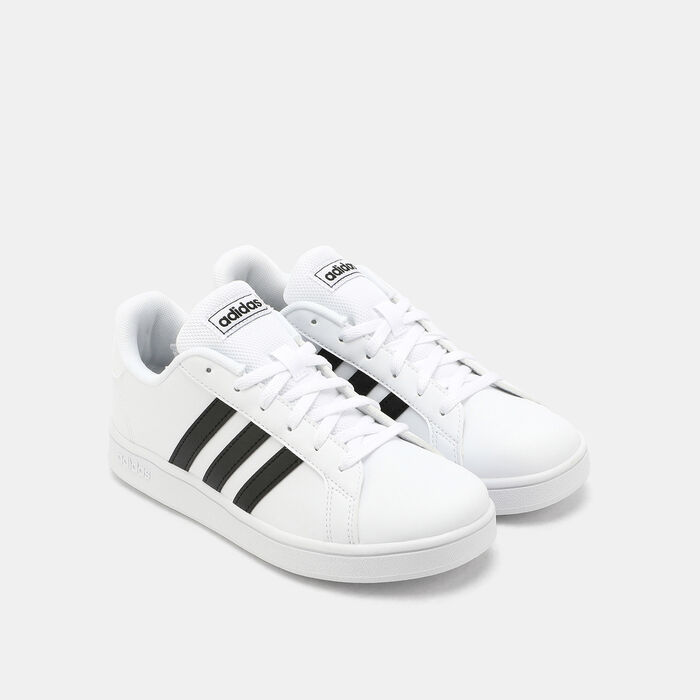 adidas Kids' Grand Court Shoe (Younger Kids) White adidas Kids' Grand Court Shoe (Younger Kids) White image number 2
