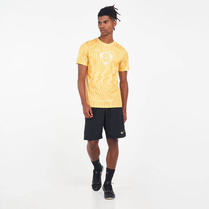 Nike Men's Dri-FIT Academy T-Shirt yellow Nike Men's Dri-FIT Academy T-Shirt yellow image number 2