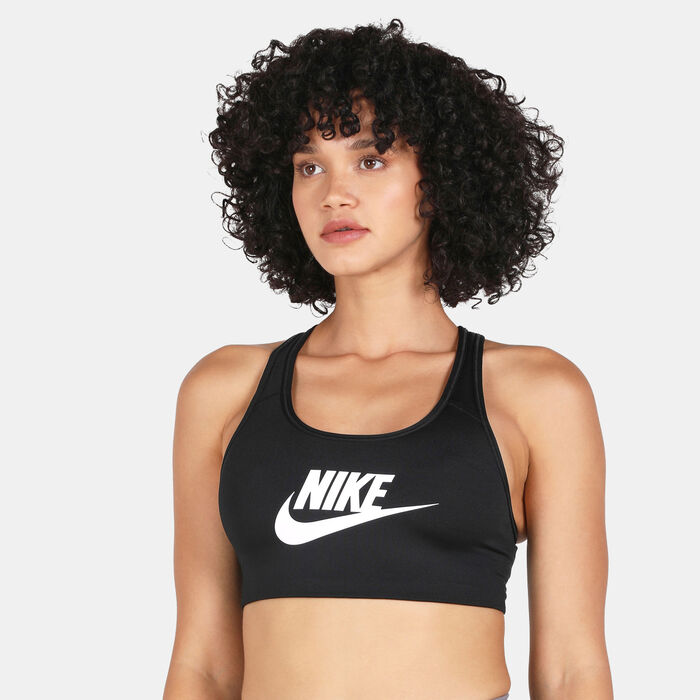 Nike Women's Pro Swoosh Sports Bra Black image number 0