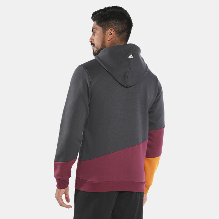 adidas Men’s Sportswear Colourblock Hoodie Black adidas Men’s Sportswear Colourblock Hoodie Black image number 1