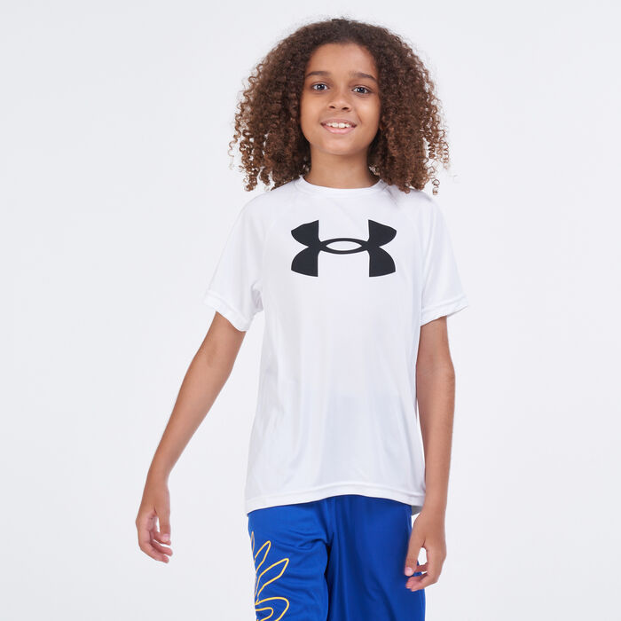 Under Armour Kids' UA Tech™ Big Logo Training T-Shirt White Under Armour Kids' UA Tech™ Big Logo Training T-Shirt White image number 0