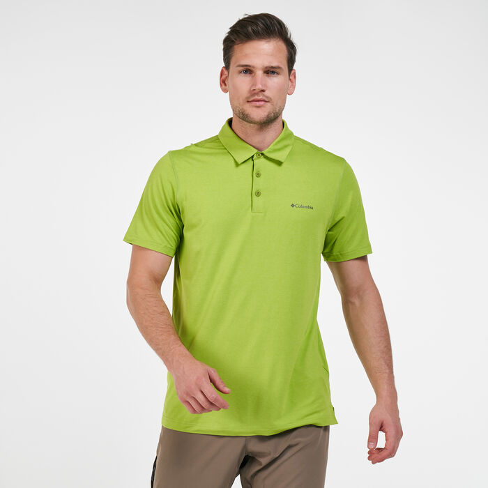 Columbia Men's Tech Trail™ Polo T-Shirt Green Columbia Men's Tech Trail™ Polo T-Shirt Green image number 0
