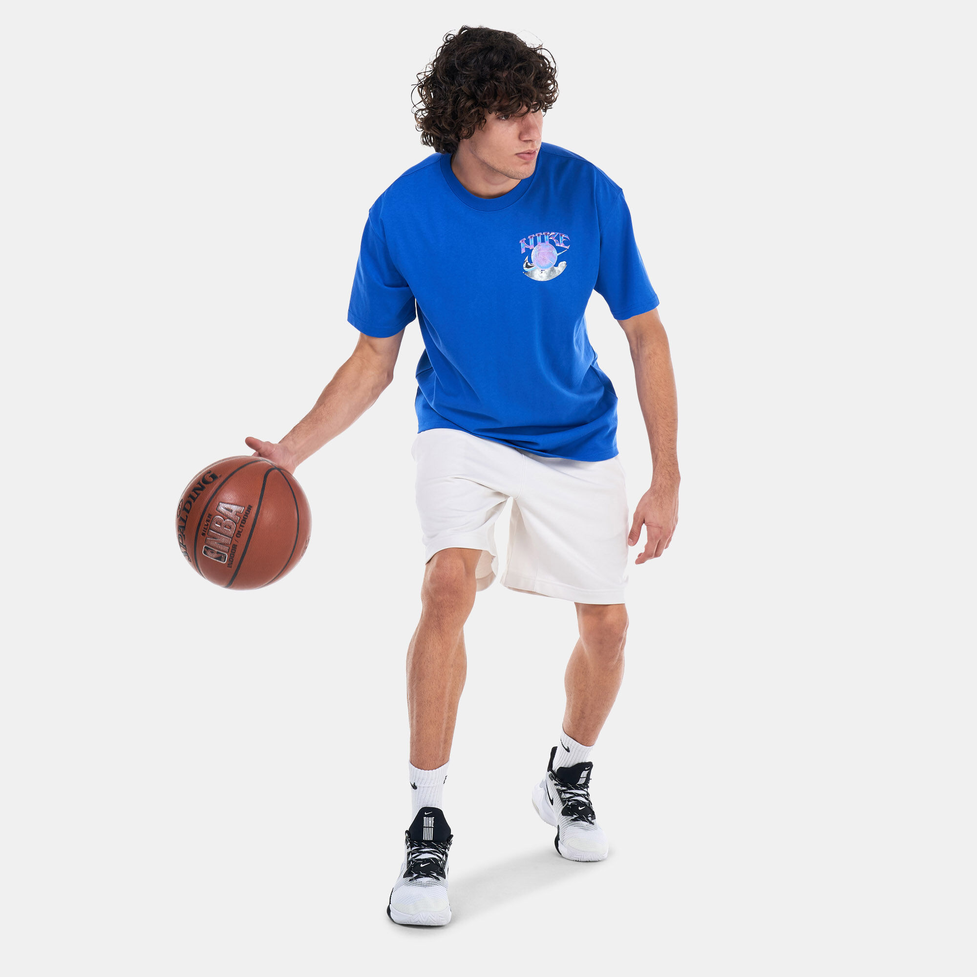 Men s Max90 Swoosh Basketball T Shirt Blue Nike in Qatar SSS