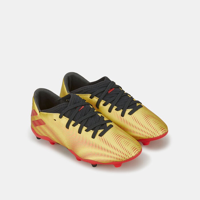 adidas Kids' Nemeziz Messi.3 Firm Ground Football Shoe Gold adidas Kids' Nemeziz Messi.3 Firm Ground Football Shoe Gold image number 1