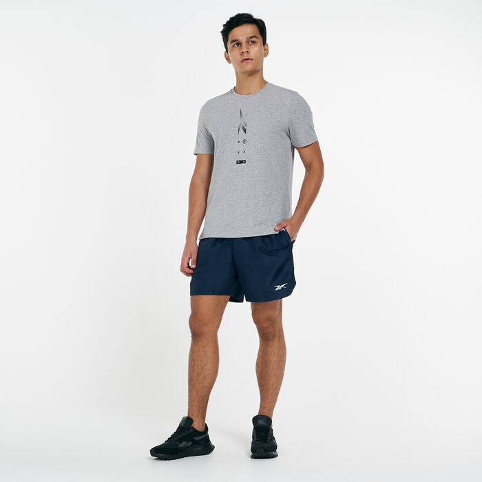 Reebok Men's Speedwick Move T-Shirt Grey Reebok Men's Speedwick Move T-Shirt Grey image number 2