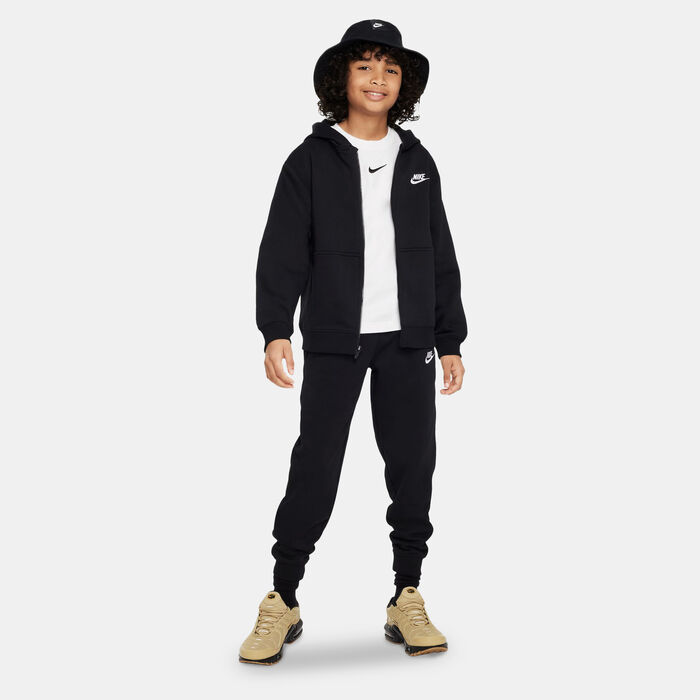 Nike Kids' Sportswear Club Fleece Tracksuit (Older Kids) Black Nike Kids' Sportswear Club Fleece Tracksuit (Older Kids) Black image number 0
