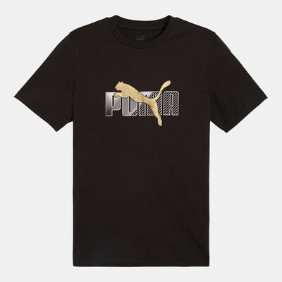 PUMA Men's Essentials+ Logo Lab Holiday T-Shirt Black