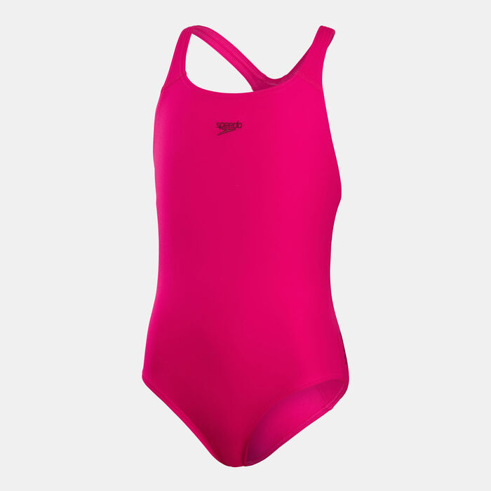 Speedo Kids' Eco Endurance+ Medalist Swimsuit Pink image number 0