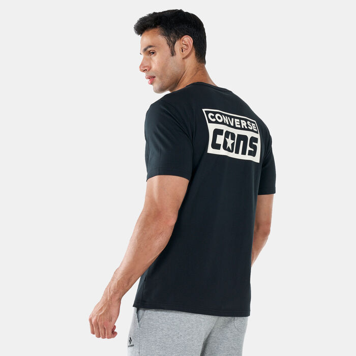 Converse Men's CONS Graphic T-Shirt Black Converse Men's CONS Graphic T-Shirt Black image number 1