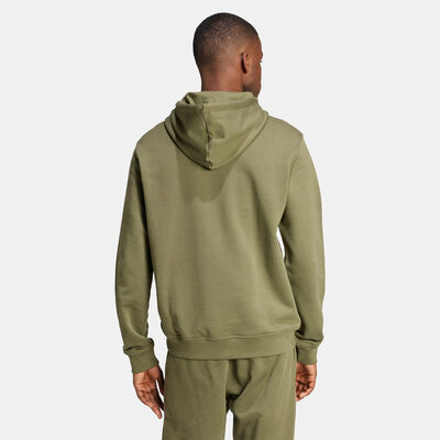 adidas Originals Men's Trefoil Essentials Hoodie Green adidas Originals Men's Trefoil Essentials Hoodie Green