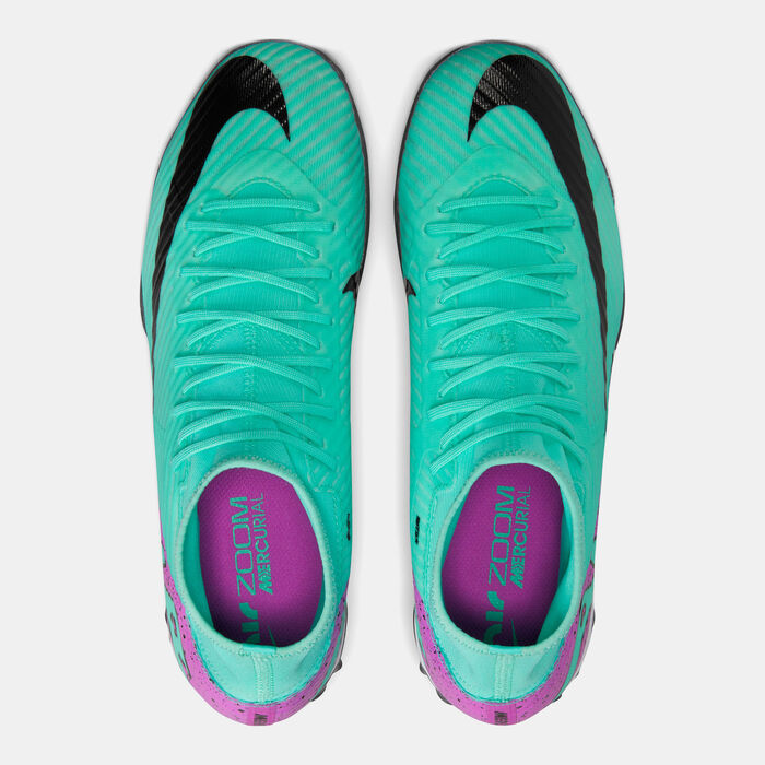 Nike Men's Mercurial Superfly 9 Academy Turf Ground Football Shoes Green image number 2