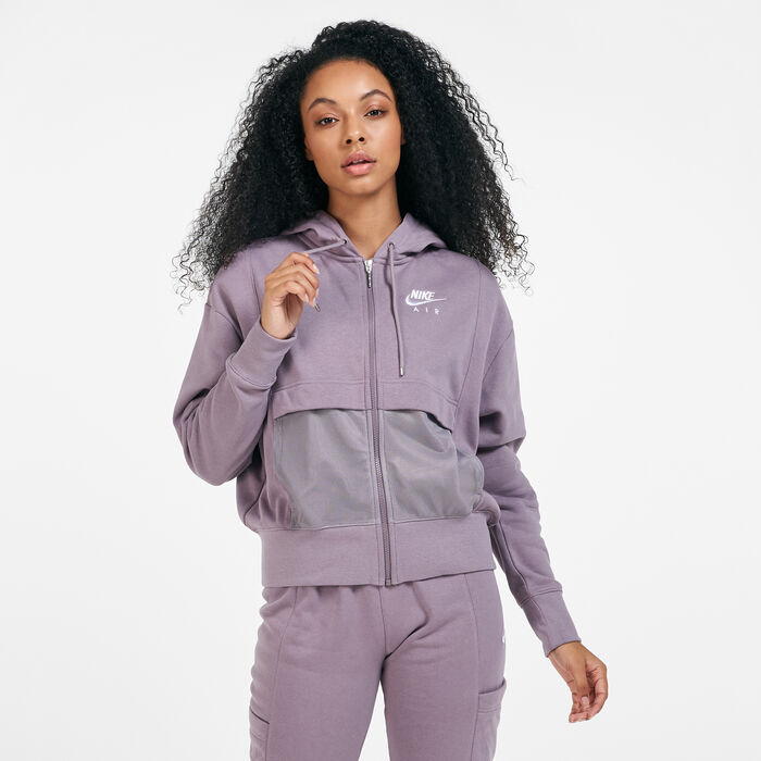 Nike Women's Air Hoodie Purple image number 0