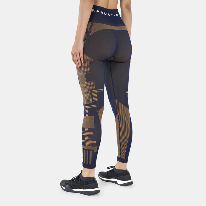 adidas Women's x Karlie Kloss Knit Leggings Brown adidas Women's x Karlie Kloss Knit Leggings Brown image number 1