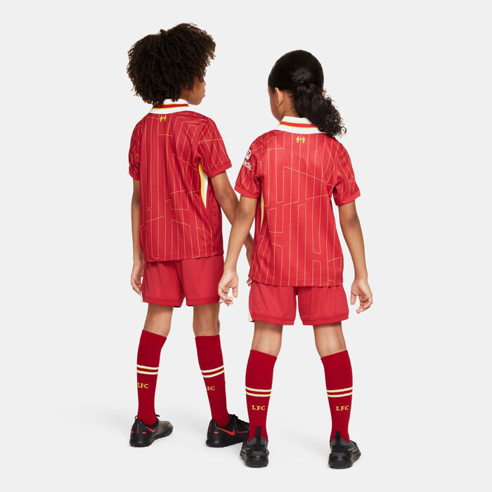 Nike Kids' Liverpool Dri-FIT Stadium Home Football Kit - 2024/25 Red Nike Kids' Liverpool Dri-FIT Stadium Home Football Kit - 2024/25 Red image number 1