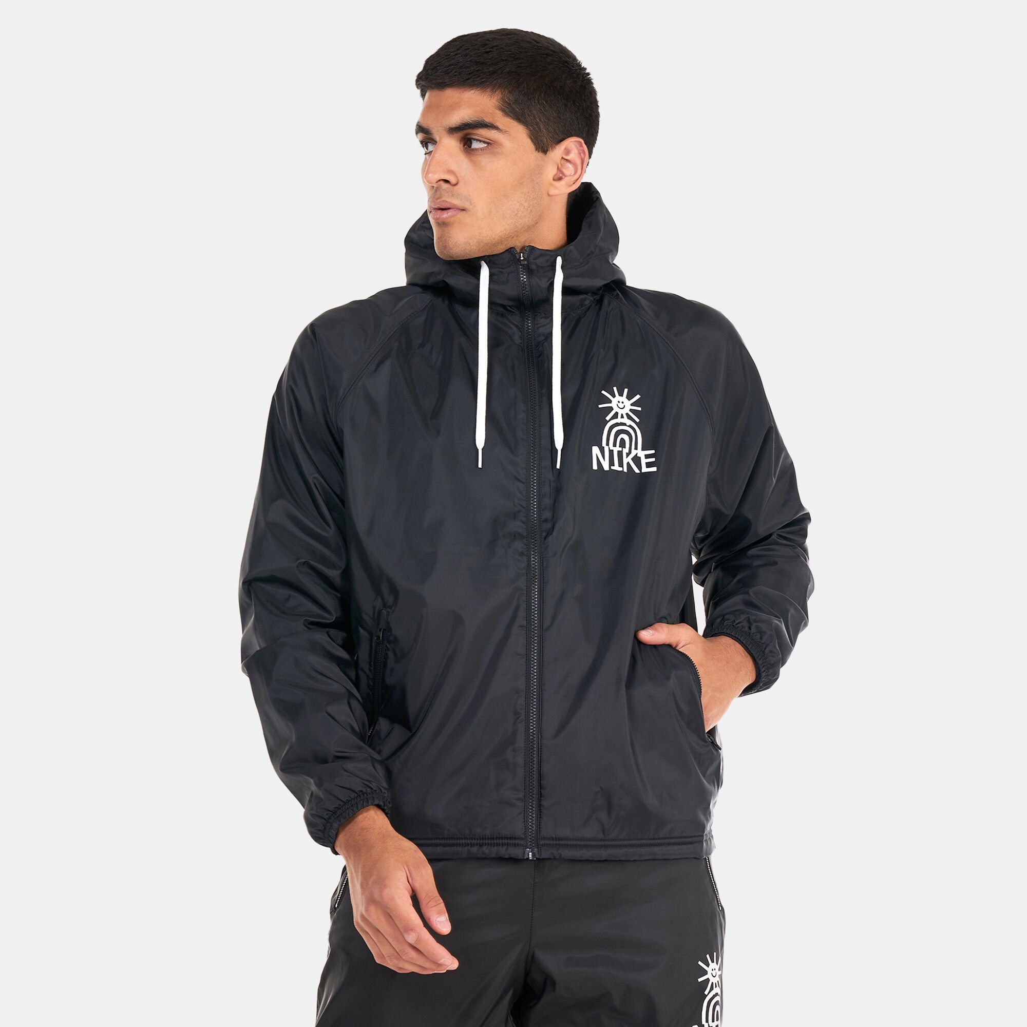 Nike sportswear graphic windbreaker sales