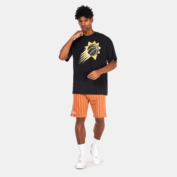 New Era Men's Phoenix Suns NBA Infill Logo T-Shirt Black image number 2