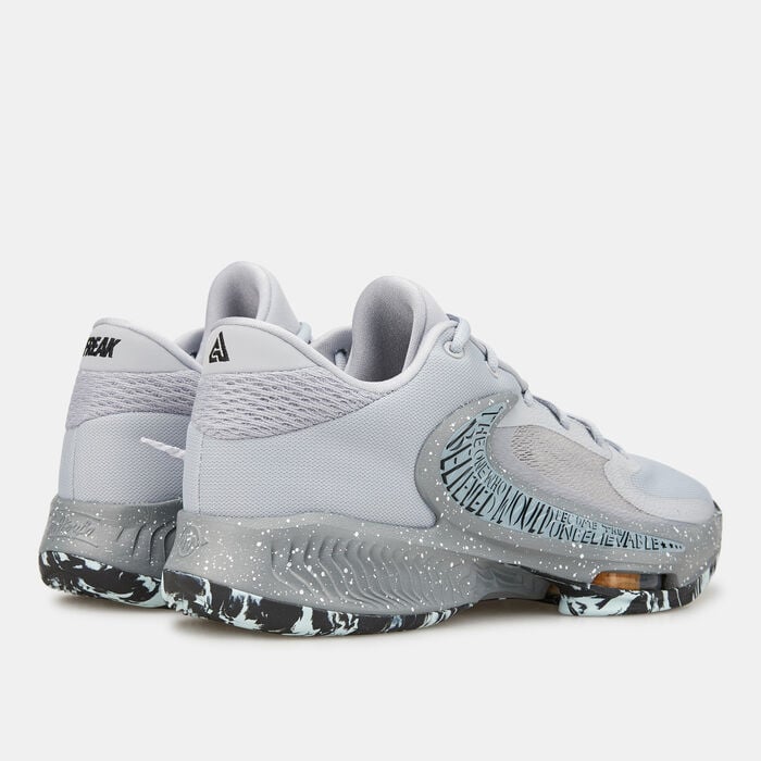 Nike Men's Zoom Freak 4 Basketball Shoe Grey Nike Men's Zoom Freak 4 Basketball Shoe Grey image number 3