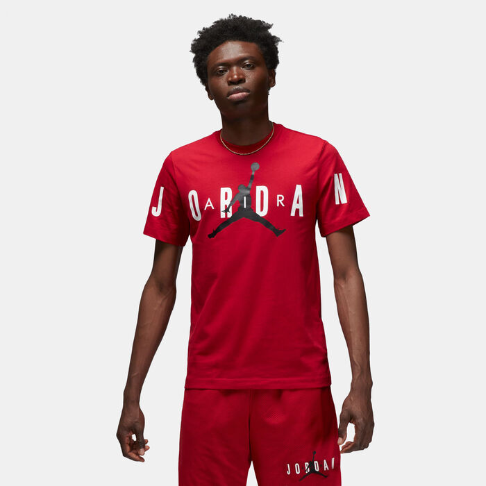 Jordan Men's Air Stretch T-Shirt Red image number 0