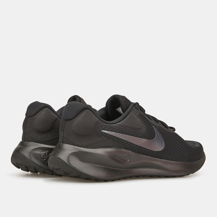 Nike Men's Revolution 7 Road Running Shoes Black image number 3